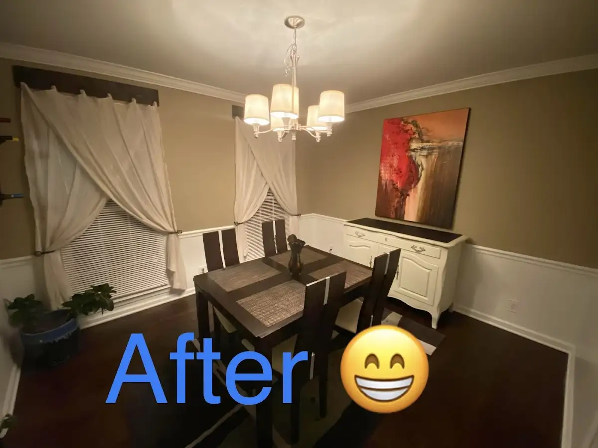 Professional dining room restoration after water damage in Sanger